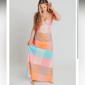 Worth Collective - Greta Colorblock Maxi Dress - Bump Friendly - NWT! Never worn